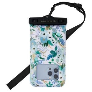 Rifle Paper Co. Floating Waterproof
Phone Pouch - Garden Party Blue